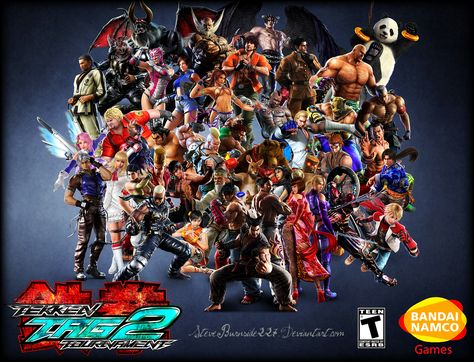 Tekken Tag Tournament 2 by ~Steveburnside227 on deviantART Tekken Tag Tournament 2, Tekken Wallpaper, Virtua Fighter, Street Fighter Tekken, Soul Calibur, 2 Wallpaper, Iron Fist, Street Fighter, Game Art