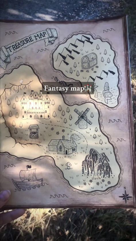 Husdyr sur TikTok Fantasy Map Video, Fantasy Map, Rice, Map, Coffee, Quick Saves