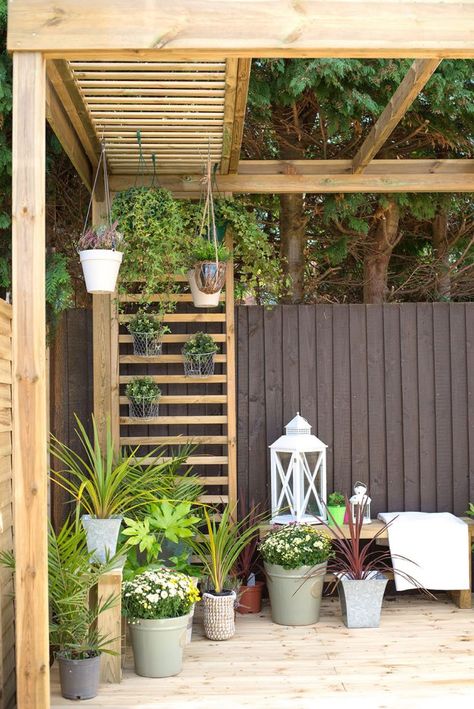 Dining Pergola | Forest Garden Dining Pergola, Forest Dining, Corner Pergola, Garden Mall, Timber Pergola, Pergola Garden, Wooden Pergola, Forest Garden, Outdoor Gardens Design