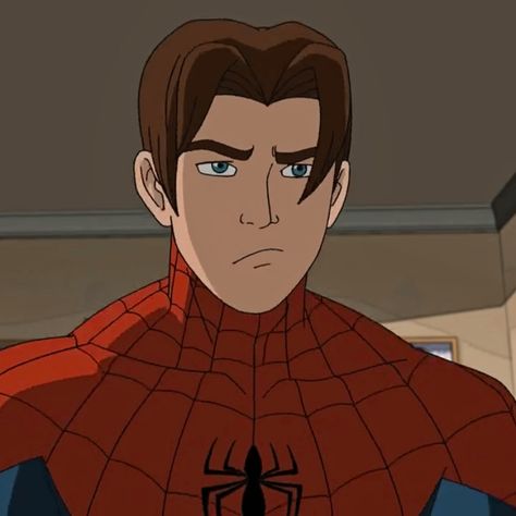 peter parker icon Ultimate Spiderman Pfp, Peter Parker Cartoon, Peter Parker Ultimate Spiderman, Guy Cartoon Characters, Peter Parker Pfp, The Ultimate Spiderman, Peter Parker Comic, Spiderman Ultimate, Spiderman Peter Parker