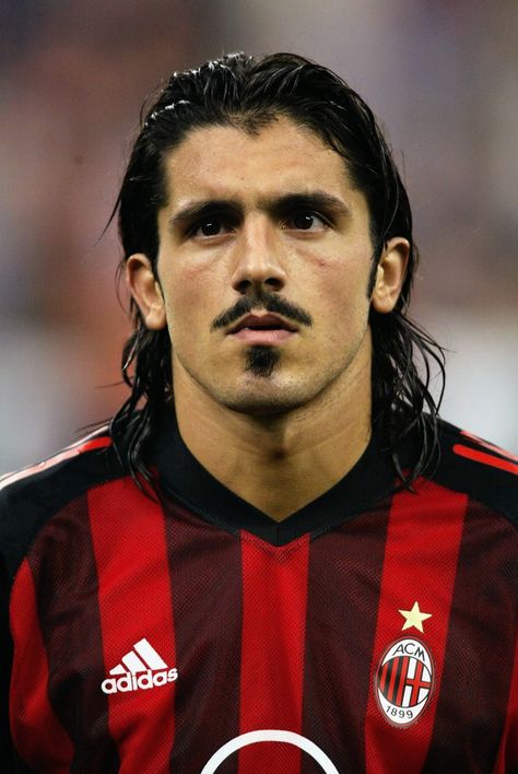 Gennaro Gattuso, Paolo Maldini, Soccer Guys, Soccer World, Sports Apparel, Europa League, Ac Milan, Football Players, Sport Outfits