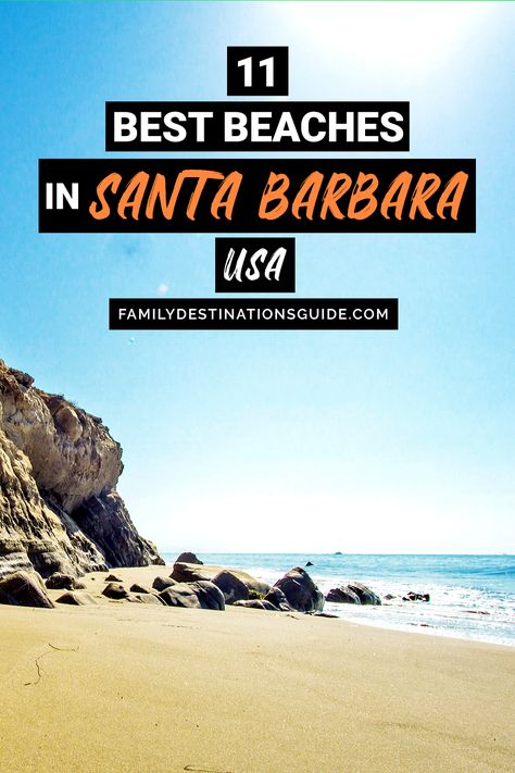 Santa Barbara House, Thousand Steps Beach, Santa Barbara Hotels, Beautiful Places In America, California Coast Road Trip, Best Family Beaches, Santa Barbara Beach, West Coast Travel, Beach Santa