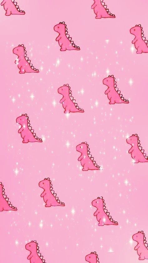 Dinosaur Cute Wallpaper, Dino Pattern, Pink Wallpaper Ipad, Chanel Wallpapers, Iphone Wallpaper Preppy, Pink And Purple Wallpaper, Dinosaur Wallpaper, Halloween Wallpaper Cute, Wallpaper Iphone Neon