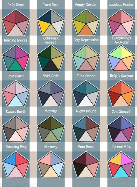 Palette Challenge, Color Mixing Chart, Color Palette Challenge, Color Schemes Colour Palettes, Bedroom Wall Paint, Wall Paint Designs, Pola Sulam, Color Psychology, Colour Board