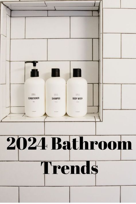 [CommissionsEarned] If A Bathroom Remodel Is On Your Wish List For 2024, This Guide Has All The Top Trends. ThereS Lots Of Ideas That Mix In Budget Ideas For Small Updates, Or Drastic Changes For A Major Renovation. Dive Into The Exciting World Of Contemporary Bathroom Aesthetics, Offering Insights, Inspiration, And A Glimpse Into The Bathrooms Of Tomorrow. #spabathroomdecorideasinspirationmasterbath Spa Bathroom Decor Ideas, Small Bathroom Trends, Spa Bathroom Decor, Small Bathroom Inspiration, Bathroom Aesthetics, Small Bathroom Tiles, Modern Small Bathrooms, Modern Bathroom Tile, Bathroom Decorating Ideas