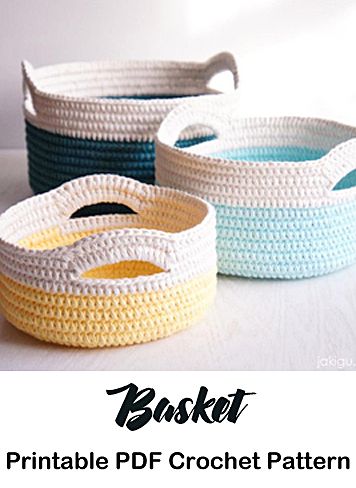 basket storage crochet pattern- crochet pattern pdf - amorecraftylife.com #crochet #crochetpattern Crochet Large Basket Pattern, Large Crochet Basket Pattern Free, Beginner Crochet Basket, Basket Crochet Pattern Free, Tshirt Yarn Basket Pattern Free Crochet, Crochet Basket Free Pattern, Diy Crochet Basket, Easy Crochet Basket Pattern, Yarn Baskets