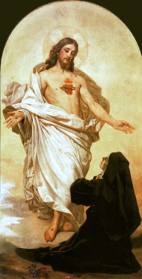 Sacred Heart Devotion, Image Of Jesus, Religious Pictures, Jesus Christ Art, Catholic Images, The Sacred Heart, Jesus Christ Images, Biblical Art, Jesus Christus