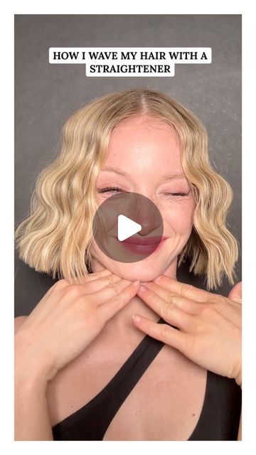 Ash Walker on Instagram: "Getting so many of you asking for how I wave or crimp my hair. This is how! The longer video showing you multiple times🤩✨✨ If you want me to do a live where I show you more in depth leave a comment asking to go live 🙏✨" How To Crimp Hair Without A Crimper, Crimping Hair With Straightener, Crimp Curls, How To Crimp Your Hair Without A Crimper, How To Crimp Hair, How To Crimp Your Hair, Waves Tutorial, Short Hair Waves, Hair Waver