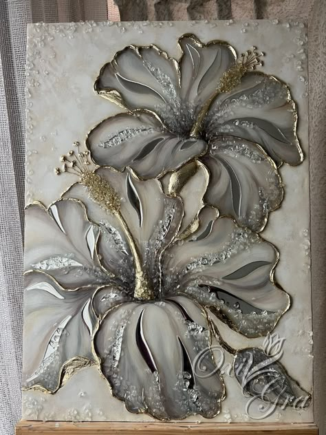 Mural Art Design, Sculpture Art Projects, Gold Art Painting, Diy Abstract Canvas Art, Plaster Wall Art, Abstract Art Diy, Diy Canvas Wall Art, Soyut Sanat Tabloları, Art Decor Diy