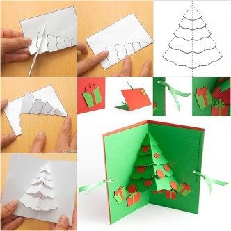 Christmas-Tree-Pop-up-Card-DIY | Wonderful DIY Christmas Tre… | Flickr Pop Up Christmas Cards, Simple Christmas Cards, Christmas Pops, Homemade Christmas Cards, Handmade Christmas Tree, Paper Christmas Tree, Christmas Tree Cards, Christmas Card Template, Tree Cards