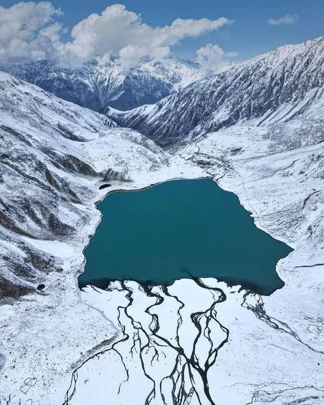 Today Saif ul Malook lake mesmerising after fresh spell of snow. #SaifulMalook #lakes #autumn #snow #winter #waterfalls #explorepakistanbeauty #mountaineering #toptouristdistination #karakoram #adventure #lifeinmountains #nature #fishing #water #boating #trekking Saif Ul Malook Lake, Mountaineering, Trekking, Places To Go, Lake, Water