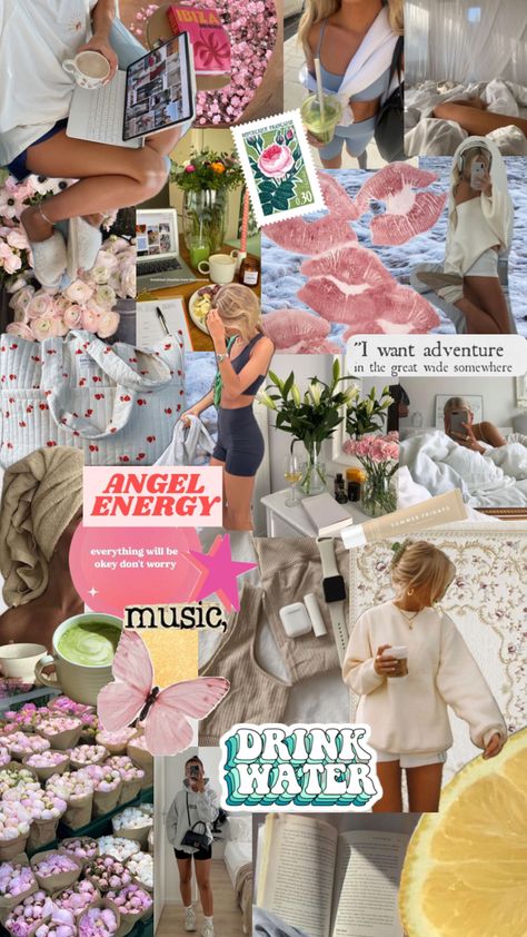 #mood #moodboard #wallpaper #preppy #sunday #aesthetic Preppy Mood Board, Hot Makeup, Pretty Pink Princess, Preppy Lifestyle, Healthy Girl, Preppy Girl, Healthy Lifestyle Inspiration, Glow Up Tips, Apple Wallpaper