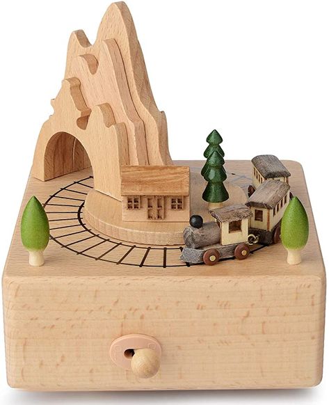 Box Train, Merry Christmas Song, Christmas Music Box, Wooden Music Box, Smart Toys, Musical Gift, Baby George, Musical Box, Christmas Train