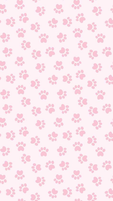 Dachshund Wallpaper Iphone, Pink Dachshund, Paw Print Background, Paw Background, Paw Wallpaper, Pink Paw Print, Dog Paw Prints, Pink Paws, Wallpaper Accent Wall