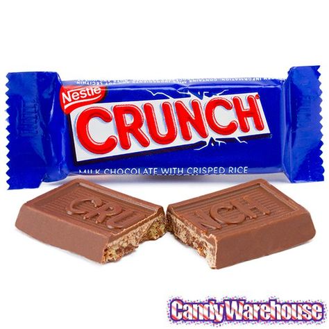 Crunch Candy Bar, 80s Food, Nestle Crunch, Baby Ruth, Crunch Bar, Halloween Chocolate, Classic Halloween, Bulk Candy, Fun Size