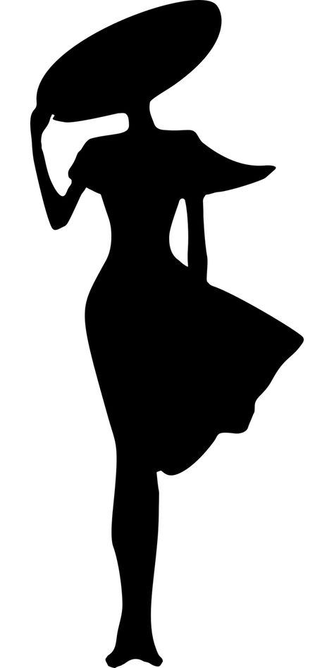 Woman Girl Female - Free vector graphic on Pixabay Silhouette Arte, Ballerina Silhouette, Silhouette Images, Image Icon, Woman Silhouette, Silhouette Art, String Art, Art Drawings Simple, Art Drawings Sketches