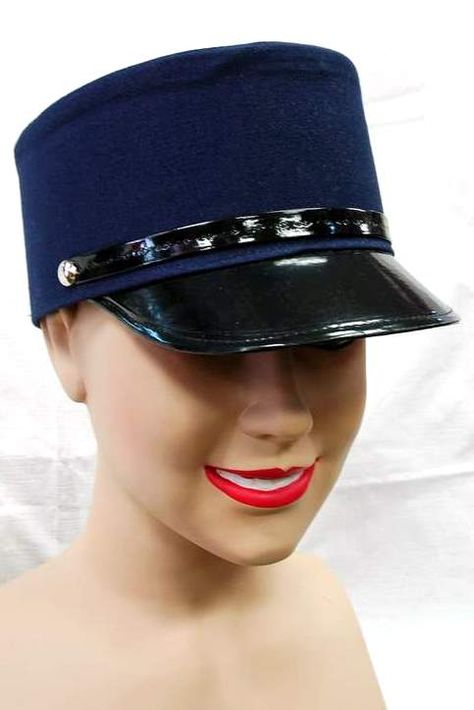 Train Conductor Hat, Train Hat, Train Driver, Apple Costume, Conductor Hat, Police Hat, Train Conductor, Blue Train, All Aboard