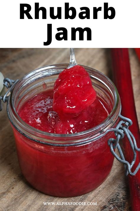 Rhubarb Jam Recipes Canning, Strawberry Rhubarb Jam Recipe, Rhubarb Jelly, Rhubarb Juice, Rhubarb Jam Recipes, Rhubarb Syrup, Strawberry Rhubarb Jam, Rhubarb Desserts, Home Canning Recipes