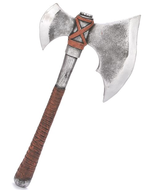 Hâche viking luxe adulte : Cette hâche de viking de luxe est en mousse polyuréthane et conviendra à des adultes. Elle mesure 50 cm de haut pour environ 28 cm environ de largeur. La lame est de couleur... Costume Viking, Team Fortress 2 Medic, Halloween Costume Store, Cross Wallpaper, Pretty Knives, Halloween Pins, Flower Art Painting, Halloween Accessories, Mid Size