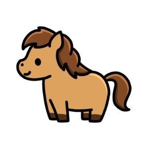 Easy Horse Drawing, Horse Doodle, Horse Animation, Horse Cartoon, Tiny Horses, Easy Animal Drawings, Cute Easy Doodles, Horse Drawing, Cute Animal Drawings Kawaii