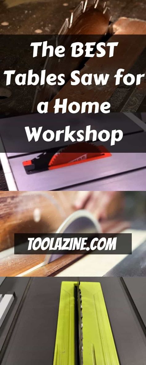 The BEST Tables Saw for a Home Workshop - Pinterest Woodworking Projects Table, Diy Sewing Table, Best Table Saw, Project Table, Table Saws, Home Workshop, Miter Saw, Project Plans, Wood Working For Beginners