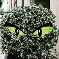 Halloween Bushes Decorations, Halloween Decorations Outdoor Scary, Halloween Yard Art, Scary Halloween Decorations Diy, Eyes Halloween, Halloween Window Decorations, Scary Monster, Scary Eyes, Halloween Decorations Outdoor