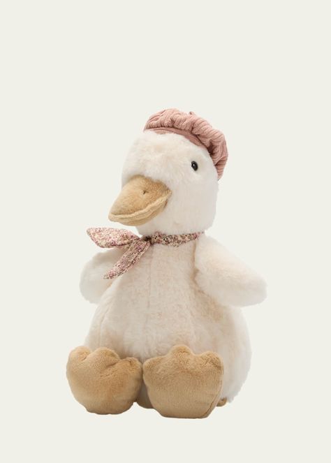 Mon Ami Colette The French Duckling Stuffed Toy Stuff Animals In Car, Girly Stuffed Animals, Whimsical Stuffed Animals, Coquette Stuffed Animals, Jelly Cats Stuffed Animals, Stuffed Animal Tea Party, Aesthetic Stuffed Animals, Jelly Cat Stuffed Animals, Stuffed Animals Aesthetic