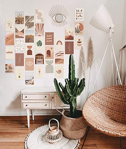 Wall Aesthetic, Aesthetic Room Ideas, Boho Room Decor, Bohemian Bedroom Decor, Collage Kit, Inspire Me Home Decor, Cozy Room Decor, Redecorate Bedroom, Boho Bedroom Decor