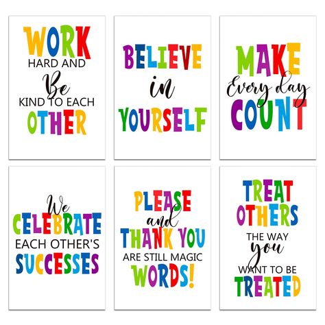 Classroom Encouragement, Poster For School, Library Classroom, School Motivation Quotes, Inspirational Positive Quotes, Motivational Quotes For Kids, Classroom Bulletin Board, Classroom Rules Poster, Classroom Charts