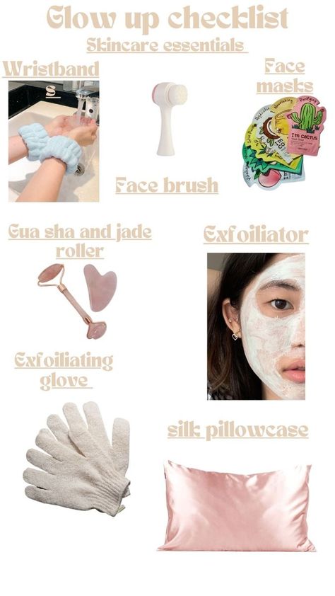 SKINCARE SHOPPING LIST Selfcare Shopping List, Glow Up Shopping List, Girly Things To Buy, Hygiene Must Haves, Wonyoungism Tips, Aesthetic Skincare Routine, Products For Glowing Skin, Skincare Must Haves, Skincare Shopping