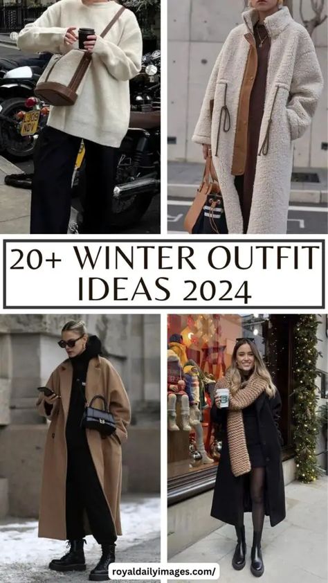 Winter Outfit Ideas 2024: Trends to Follow in Winter 2024 Latest Winter Fashion, Winter Outfit Ideas, Stylish Winter Outfits, Trendy Outfits Winter, Casual Chique, Winter Chic, Trendy Winter, Fashion Trends Winter, Trendy Fall Outfits