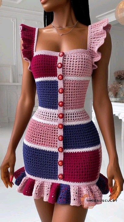 CROCHET PATTERNS AND INSPIRATION (@threadsculptor) • Instagram photos and videos Crochet Hood, Crochet Skirt Pattern, Crochet Beach Dress, Mode Crochet, Crochet Skirts, Crochet Tops Free Patterns, Crochet Clothing And Accessories, Crochet Fashion Patterns, Crochet Dress Pattern