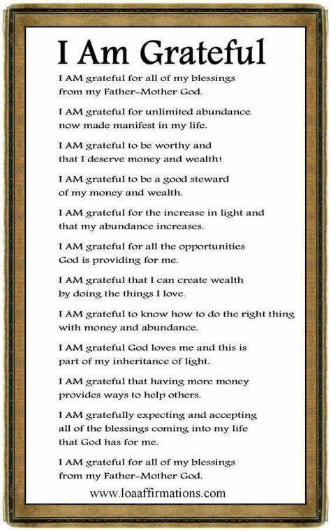 I am grateful affirmation. CLICK to read all about the power of thankfulness & finding something everyday to be grateful for! CLICK to download your free printable weekly gratitude log from HELEN'S JOURNEY BLOG #gratefulness #begrateful #livegrateful #thankfulness #bethankful #gratitude #gratitudeaffirmation #affirmation #gratitudediary #gratitudelog #freeprintable I Am Affirmations, Gratitude Affirmations, A Course In Miracles, Daily Positive Affirmations, Morning Affirmations, My Feelings, Law Of Attraction Affirmations, Affirmations Positives, Self Love Affirmations