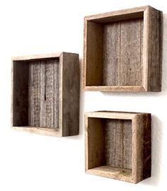 BarnwoodUSA | Farmhouse Deluxe Box Shelves - 100% Reclaim... https://www.amazon.ca/dp/B075CHYZLN/ref=cm_sw_r_pi_dp_x_xetYzb055ER3T Do It Yourself Decoration, Diy Home Decor For Apartments, Box Shelves, Lodge Decor, Estantes Flotantes, Creative Home Decor, Diy Home Decor Easy, Decor Guide, Contemporary Home Decor