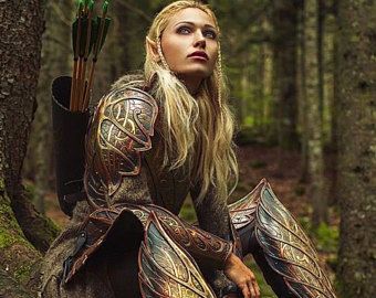 Elf Warrior, Elf Cosplay, Elves Fantasy, Female Elf, Cosplay Armor, Fantasy Costumes, Fantasy Armor, Warrior Princess, Fantasy Warrior