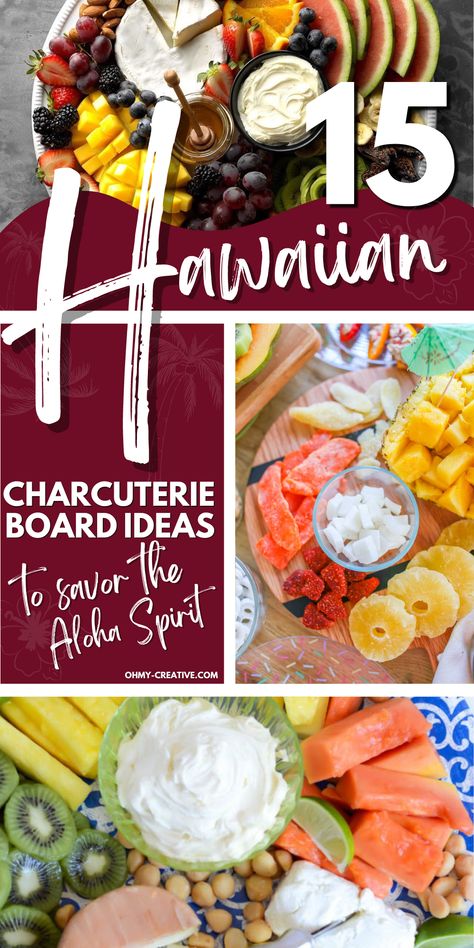 Hawaiian Veggie Tray, Hawaiian Candy Bar, Hawaii Charcuterie Board, Hawaiian Party Snack Ideas, Hawaiian Themed Charcuterie Board, Hawaiian Charcuterie Board Ideas, Tropical Food Ideas, Tropical Charcuterie Board, Luau Charcuterie Board