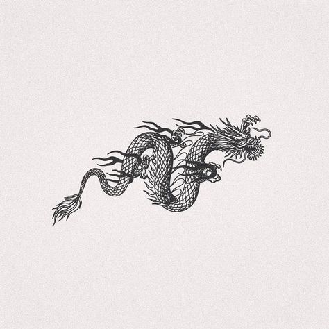 Targaryen Tattoo, Small Dragon Tattoos, Chinese Dragon Tattoos, Kunst Tattoos, Dragon Tattoo For Women, Dragon Tattoo Designs, Japanese Tattoo Art, Black Ink Tattoos, Bullet Journal Doodles