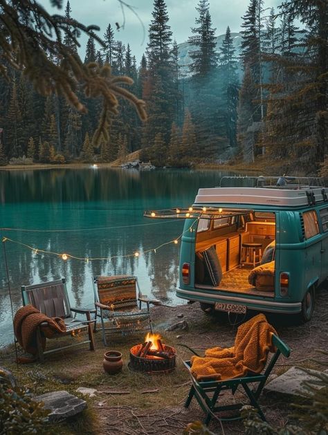 Homes Design Ideas, Cozy Camping, Camping For Beginners, Camping Inspiration, Mountain Cabins, Camping Aesthetic, Campervan Life, Camping Life, Travel Life