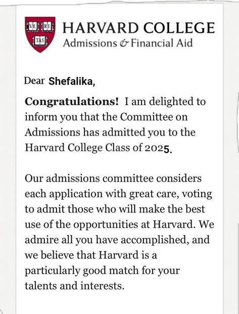 Harvard Acceptance Letter, Harvard Acceptance, Deployment Letters, Harvard College, Vision Board Images, Acceptance Letter, College Classes, Vision Board Inspiration, College Admission