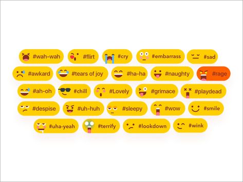 Emoji Hashtag by Cheuk Yin Chan on Dribbble Ui Website, Emoji Set, Emoji Design, City Sketch, Logo Face, Gaming Banner, 카드 디자인, Poster Design Inspiration, App Interface