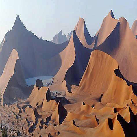 Red sands of Namibia, Africa Breathtaking Places, In The Desert, Sand Dunes, Africa Travel, Land Art, Places Around The World, The Desert, Amazing Nature, Natural Wonders