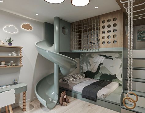 Tree House Bunk Bed, Irregular Rugs, Cool Bedrooms For Boys, Solid Wood Bunk Beds, House Bunk Bed, Cool Kids Rooms, Kids Bedroom Designs, Nursery Room Inspiration, Kids Interior Room