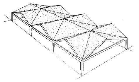 Folded Plate Truss The Term Is Intended To Indicate Folded Plate Structure, Folded Plate Roof, Folded Plates, Unity Church, Folding Architecture, Shell Structure, Roof Work, Architecture Design Process, Urban Design Graphics