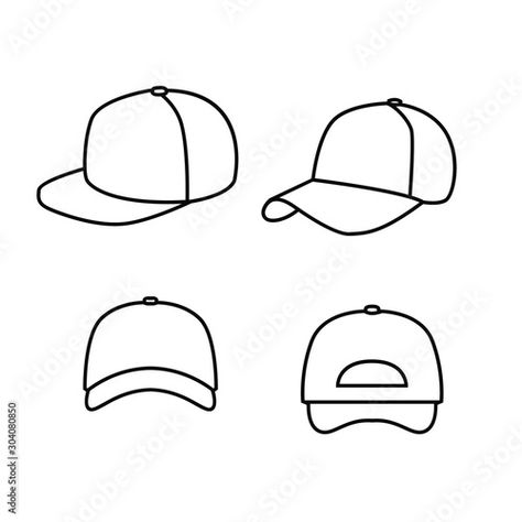 Hat Tattoo, Logo Icon Design, Line Logo, Hat Vector, Sleeves Ideas, Leg Sleeves, Logo Icon, Tattoo Design Drawings, Pretty Tattoos