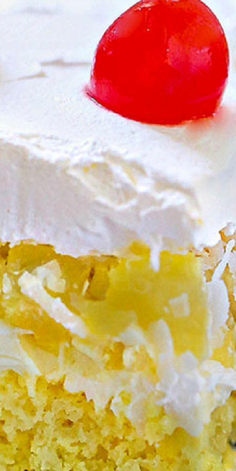 Millionaire Cake, Cream Cheese Whipped Cream, Pineapple Pudding, Yellow Cake Mix Recipes, Magnolia Bakery Banana Pudding, Island Cake, Baking Basics, Sheet Cake Recipes, Sweet Recipes Desserts