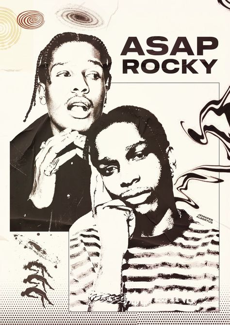 Asap Rocky Poster Vintage, Photo Wall Collage Music Artists, Asap Rocky Aesthetic Poster, Asap Rocky Poster Print, Asap Rocky Poster Room, Asap Rocky Design, Asap Rocky Graphic Design, Music Artist Poster Prints, Music Prints Posters