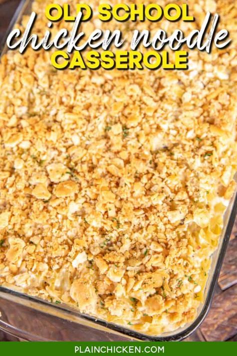 Best Chicken And Noodles, Egg Noddle Recipes, Cream Of Chicken Casserole, Mushroom Cream Cheese, Chicken Egg Noodle Casserole, Chicken Noodle Casserole Easy, Egg Noodle Casserole, Chicken Noodle Bake, Ritz Chicken