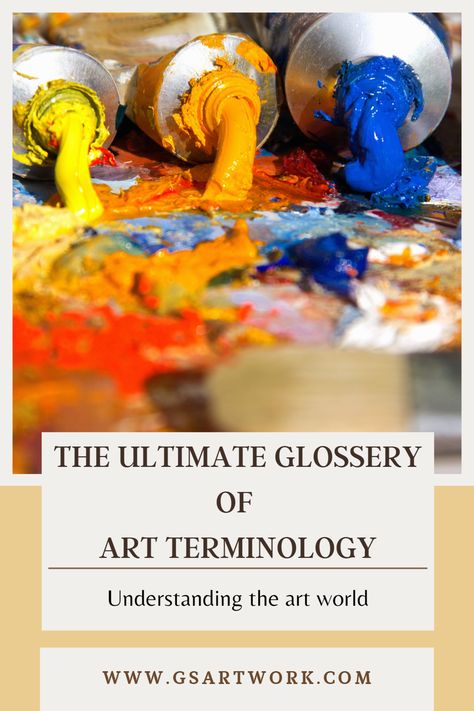 Ever wondered precisely what abstract expressionism is, or what aquarelle means? We're here to help with a glossary of art terminology! Art Terms Definitions, What Is Art Definition, Elements Of Art Definitions, Melancholic Temperament, Applied Kinesiology Muscle Testing, Art Terminology, Embossed Printing, Rhythmic Pattern, Stamp Printing