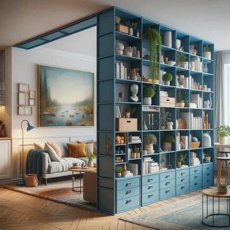 Home Library Rooms, Single Room, Apartment Inspiration, Home Library, Home Room Design, Upcycled Vintage, Apartment Living, 인테리어 디자인, House Inspiration