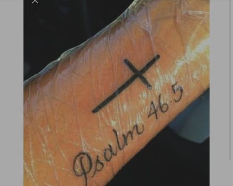 Psalms 144:1 Tattoo, 46:5 Psalm Tattoo, Psalm 46 5 Tattoo, Psalm 52:8 Tattoo, Psalms 61:2 Tattoo, Bible Verse Tattoo Psalm 46:5, Rib Tattoos For Women, Arm Sleeve Tattoos For Women, Small Tats